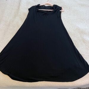 Black short sleeve dress